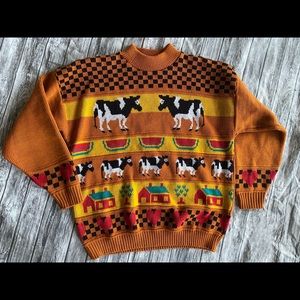 Vintage Farming Sweater